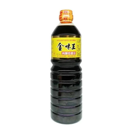 金味王純釀造醬油1L 外包裝
