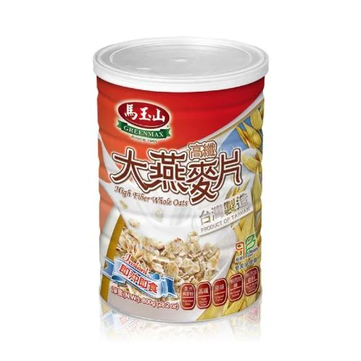 馬玉山高纖大燕麥片800g(鐵罐) 外包裝