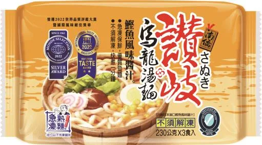 讚岐烏龍湯麵230G(JA010009) 外包裝