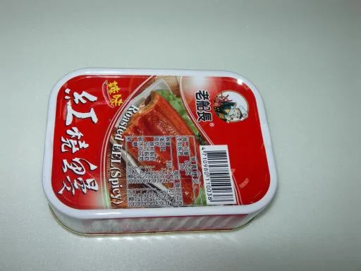 老船長紅燒鰻(辣味) 外包裝