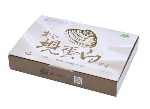 黃金蜆蛋白膠囊 外包裝