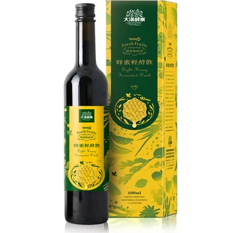蜂蜜輕酵飲500ml/瓶 外包裝