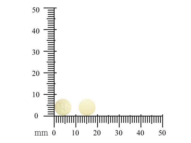 歐舒脈膜衣錠5/40毫克外觀