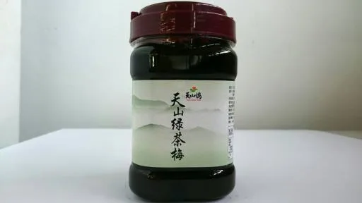 綠茶梅1000g 外包裝