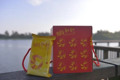 蝦叔叔大尾蝦酥 外包裝