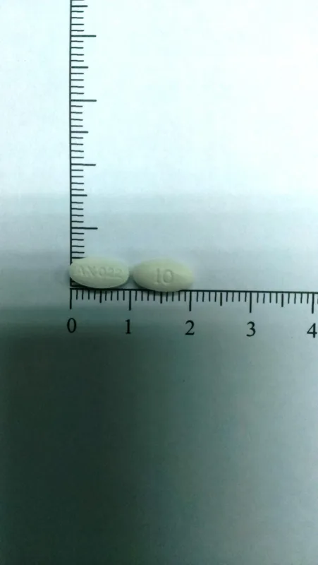 凡脂妥 膜衣錠 10 毫克外觀
