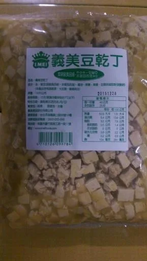 義美豆乾丁 外包裝
