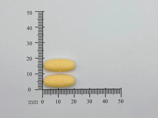 特平癲膜衣錠500毫克外觀