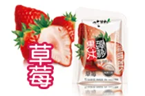 吃果籽草莓果汁蒟蒻 外包裝