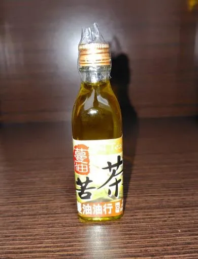 冷壓初榨苦茶油59cc 外包裝