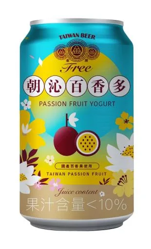 0.33公升*6罐裝金牌FREE啤酒風味飲料 朝沁百香多 外包裝