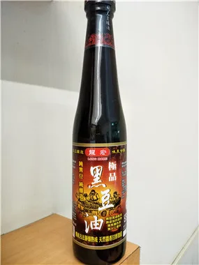 極品黑豆油 外包裝