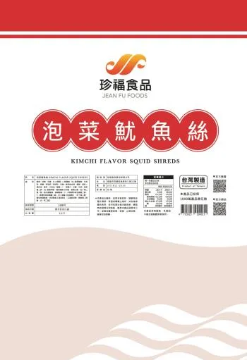 JF 泡菜魷魚絲 外包裝