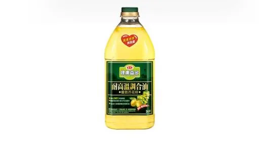 愛之味優質芥花籽耐高溫調合油PET2.6L-6入裝 外包裝
