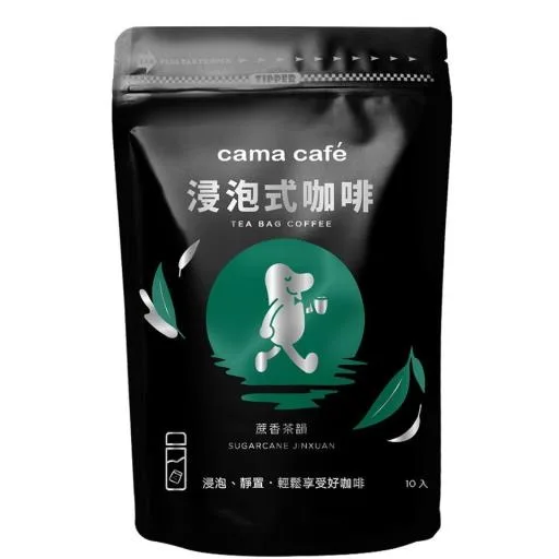 冷熱萃浸泡式咖啡-蔗香茶韻(12gx10入) 外包裝