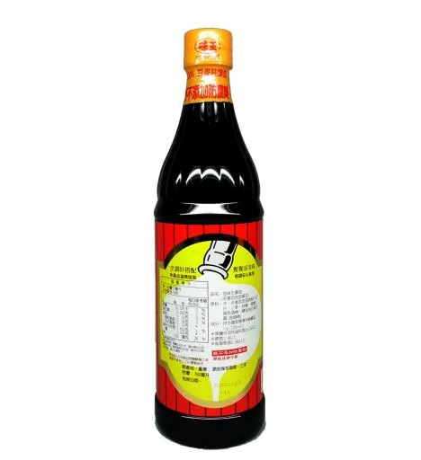 金味王醬油 (非基因改造黃豆)780ML 外包裝