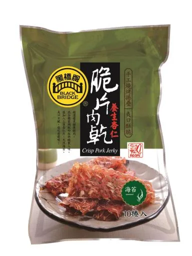 海苔杏仁脆片肉乾－彩色袋 外包裝