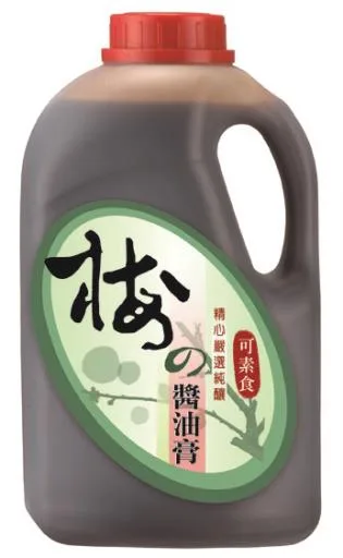 梅子醬油膏 3kg 外包裝