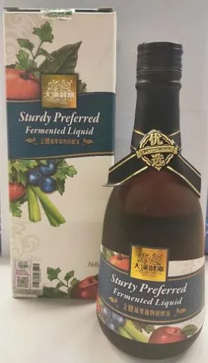 上海大漢-立健蔬果植物醱酵液360ml/瓶 外包裝
