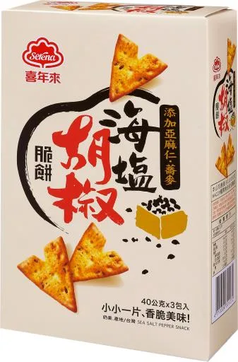海鹽胡椒脆餅 外包裝