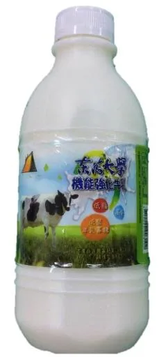東海大學機能強化牛乳 外包裝