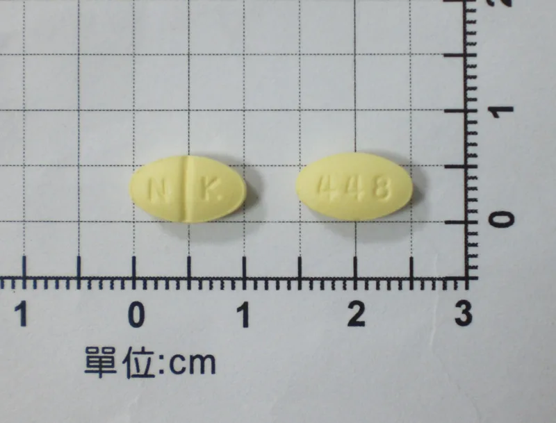 舒美寧膜衣錠 15 毫克外觀