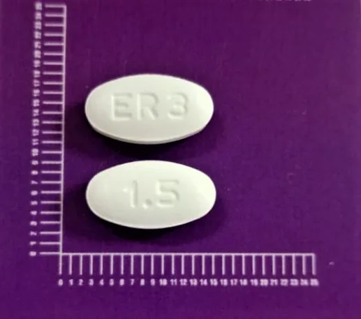 立鎮安持續性藥效錠1.5毫克外觀