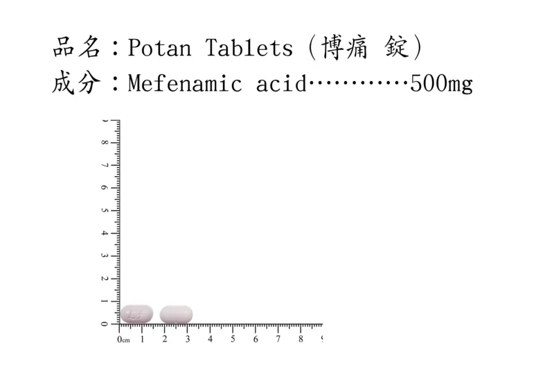 "華興"博痛錠500公絲（每非那酸）外觀