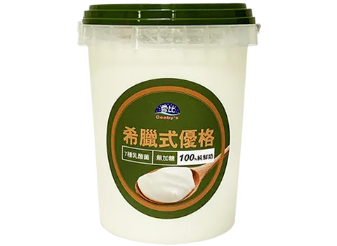 雪比希臘式優格500g 外包裝
