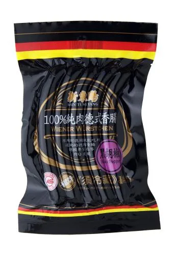 新東陽黑胡椒德式香腸160G 外包裝