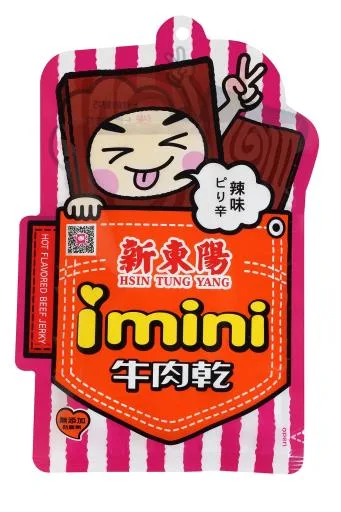 I-mini辣味牛肉乾90G 外包裝