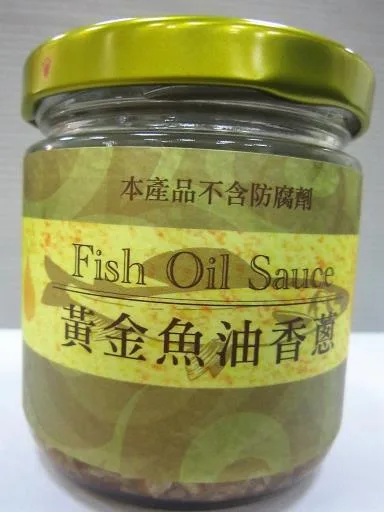 黃金魚油香蔥150g 外包裝