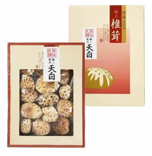 森產業極上天白冬菇禮盒 外包裝