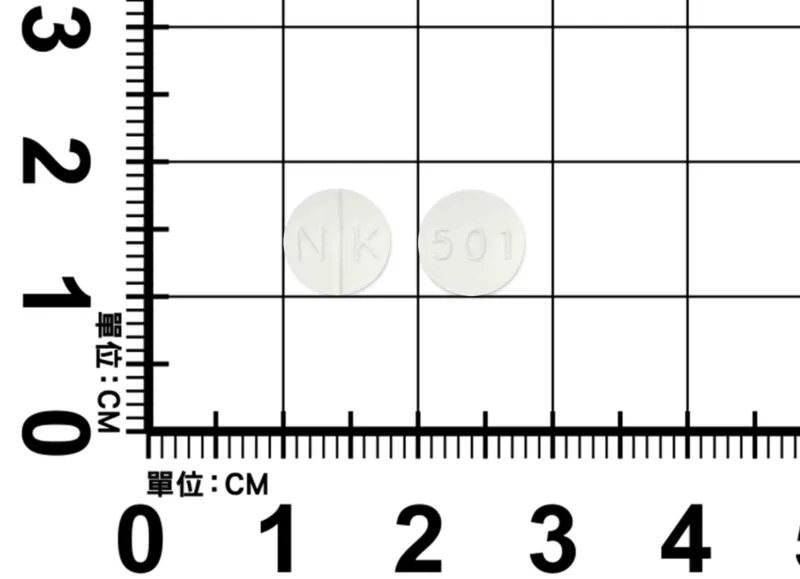 思克明膜衣錠5毫克外觀
