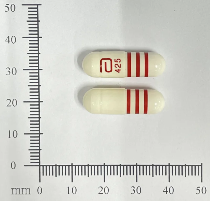 心利正緩釋膠囊425毫克外觀