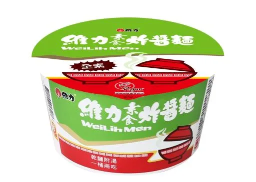 維力素食炸醬麵12入 外包裝