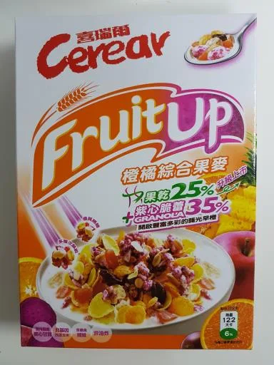 喜瑞爾橙橘綜合果麥(升級版) 外包裝