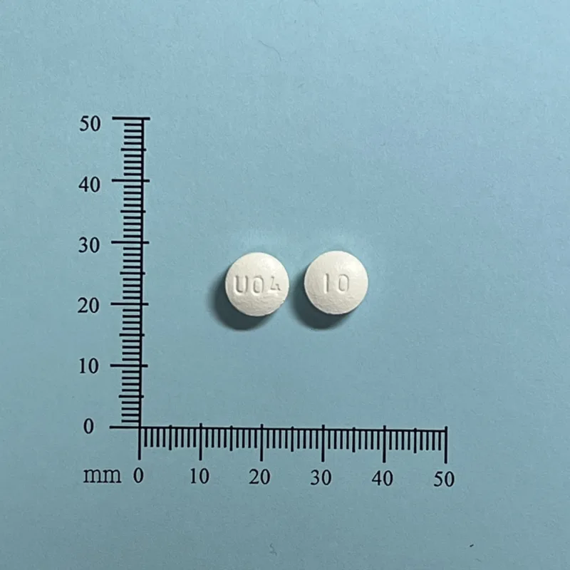 憂散膜衣錠10毫克外觀