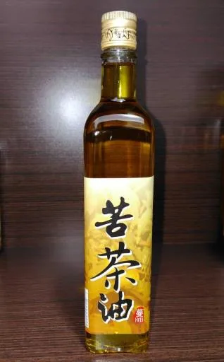 冷壓初榨苦茶油500cc 外包裝