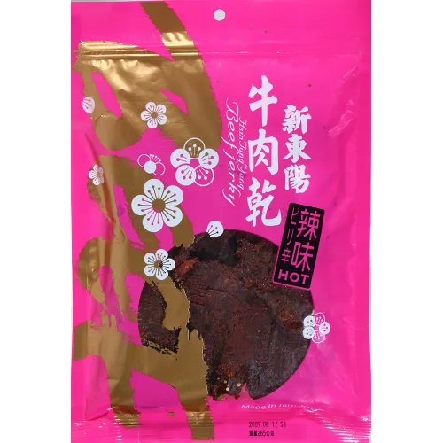 新東陽辣味牛肉乾265G 外包裝