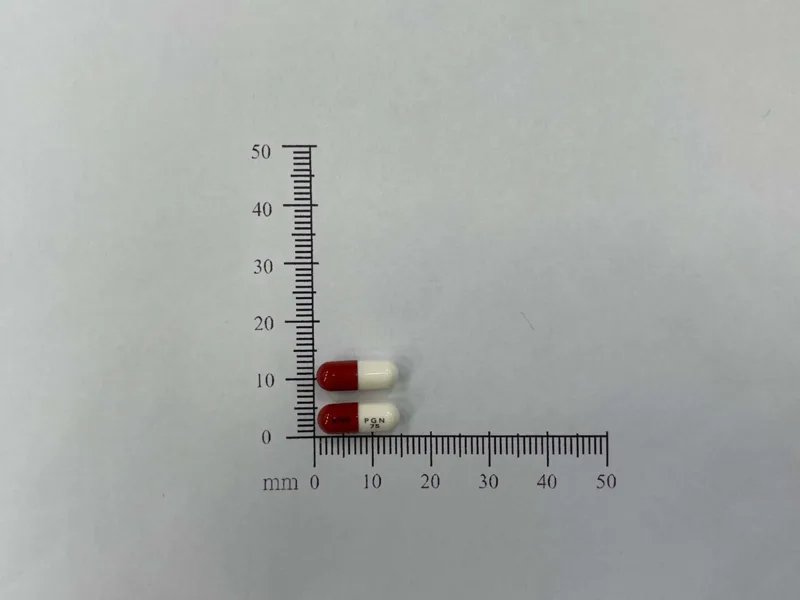 利瑞卡膠囊 75 毫克外觀