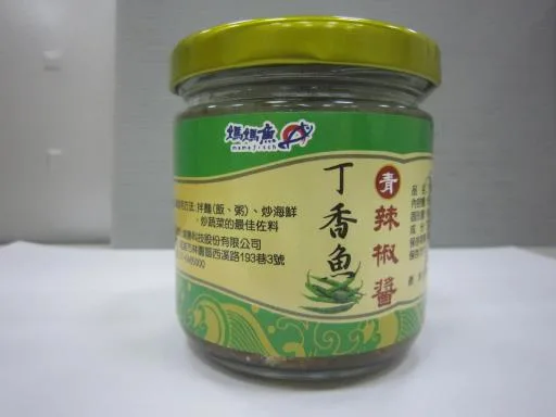 丁香魚青辣椒醬180g 外包裝