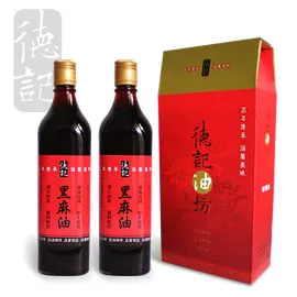 黑麻油 外包裝