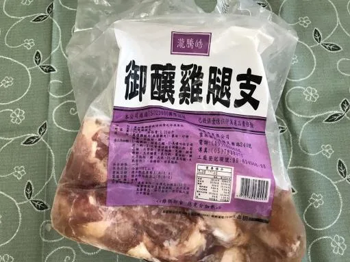 御釀雞腿支 外包裝