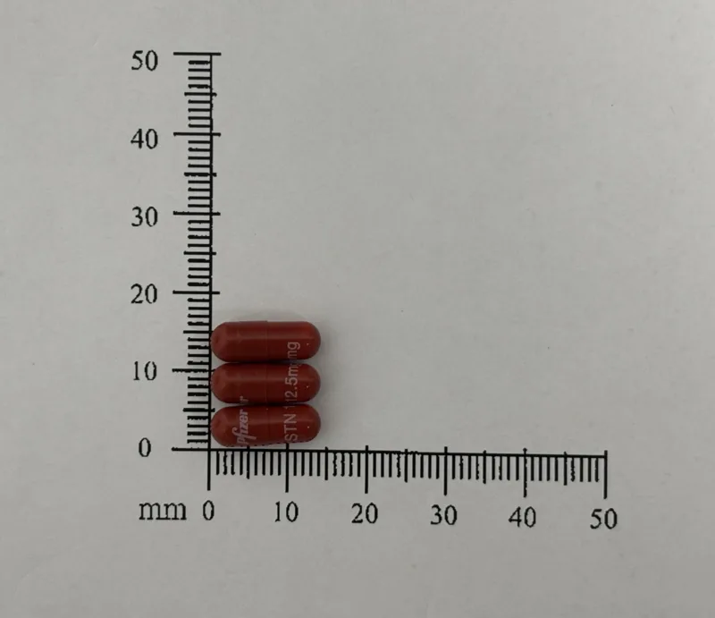 紓癌特膠囊12.5毫克外觀