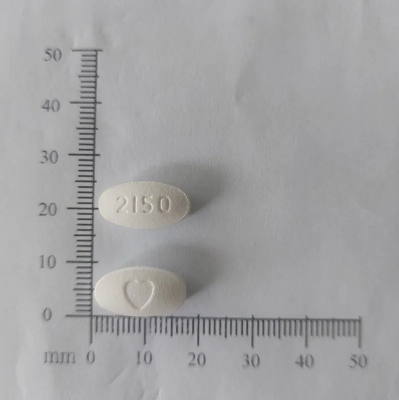 伊莉莎膜衣錠300毫克外觀