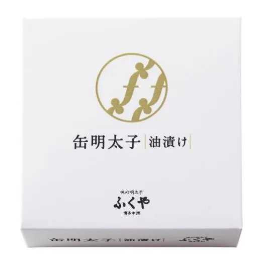 油漬明太子罐頭 外包裝
