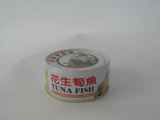 老船長花生筍魚 外包裝