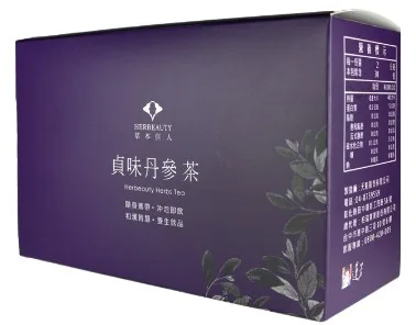 貞味丹參茶 外包裝