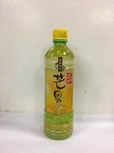 道地芒果綠茶500ml 外包裝